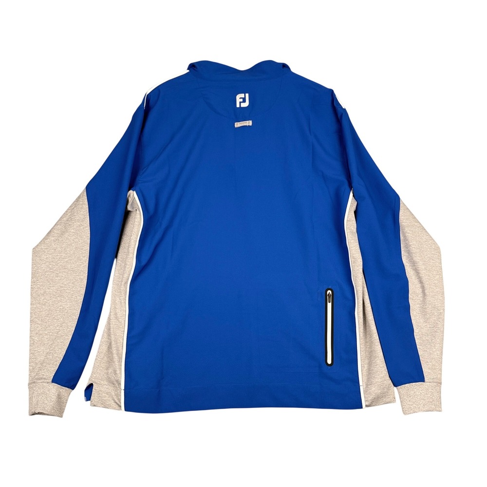 FootJoy  Keene Trace Golf Club 1/4 Zip Pullover Mens Size XL Blue Gray - Picture 3 of 8